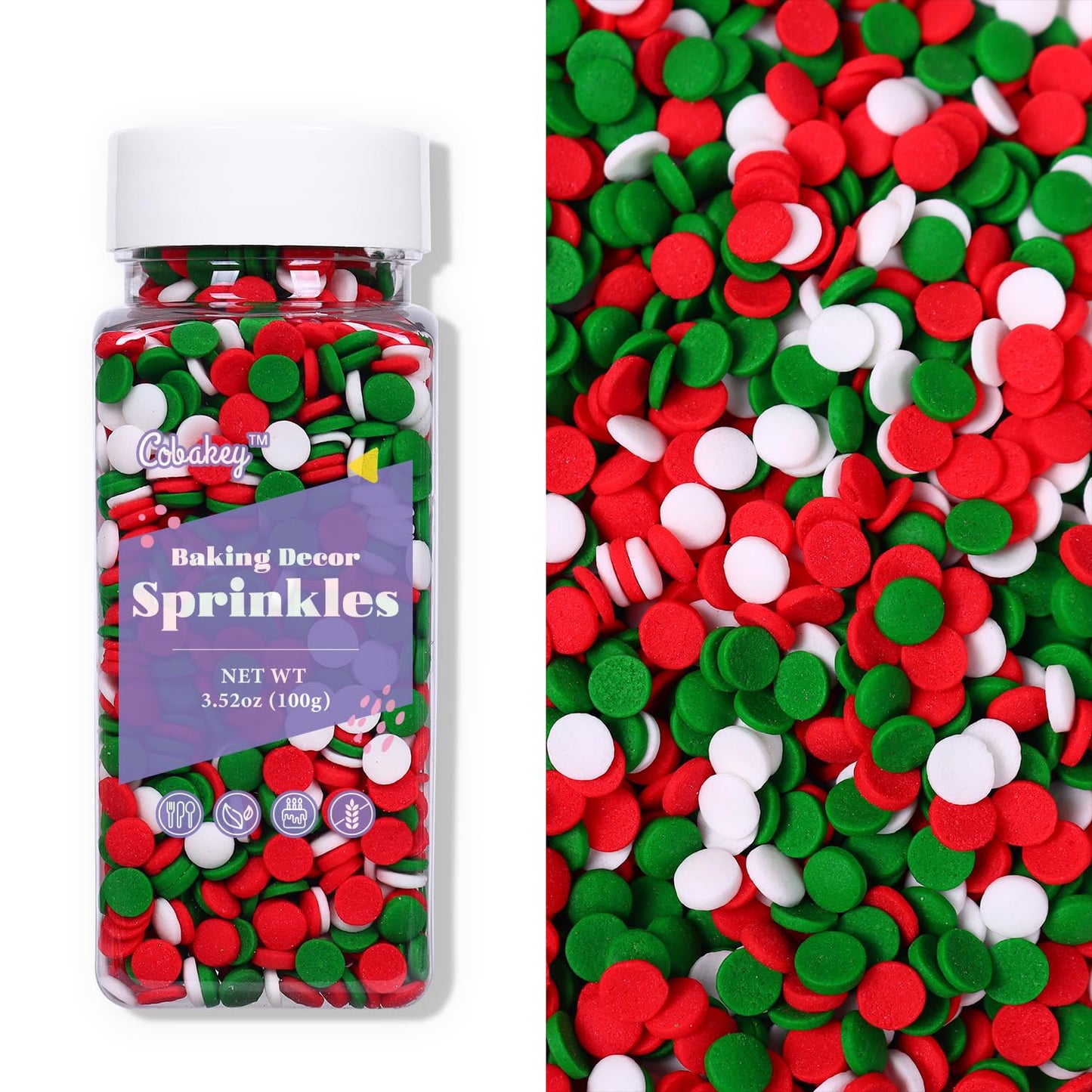 Sprinkles Navidad confetti mini - Tricolor Navidad