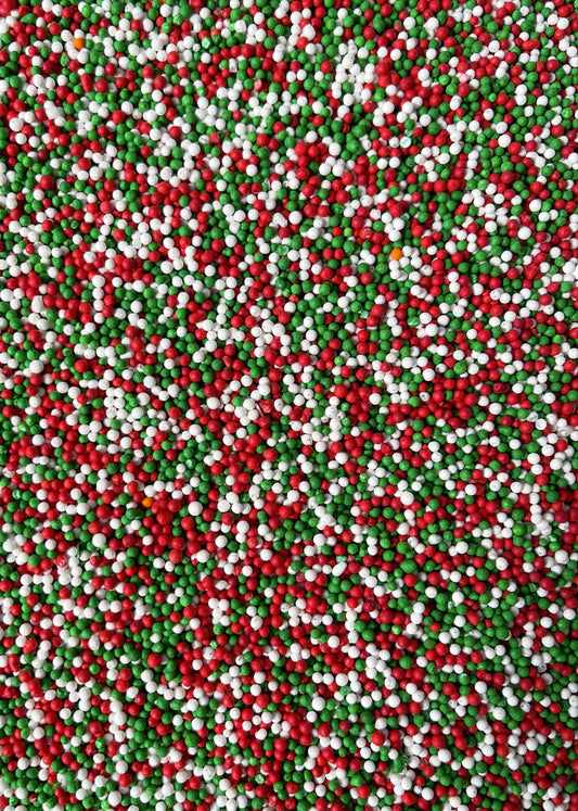 Sprinkles Navidad - Caviar mini rojo, verde, blanco importado