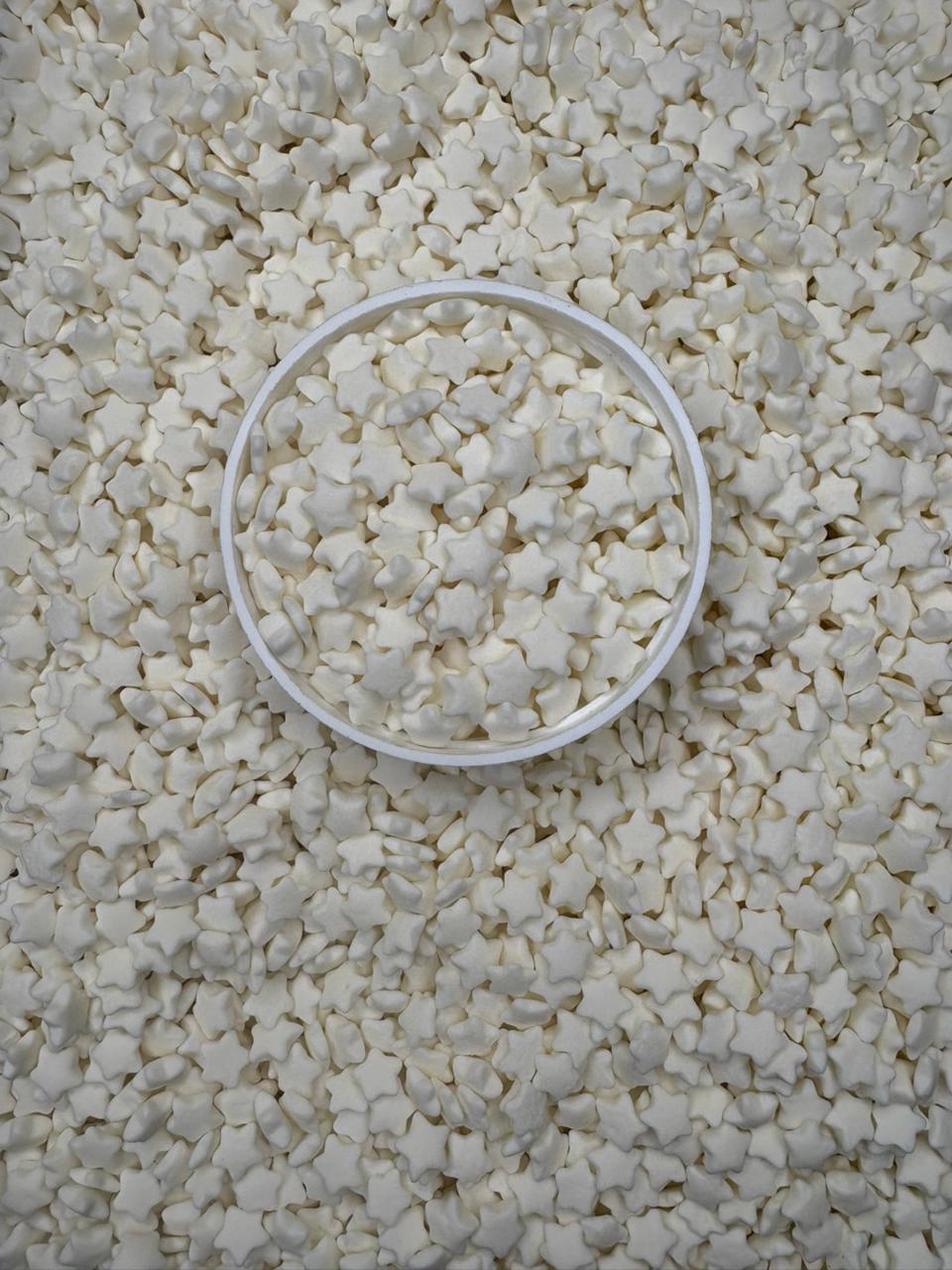 Sprinkles navidad confetti estrella blanca comestible