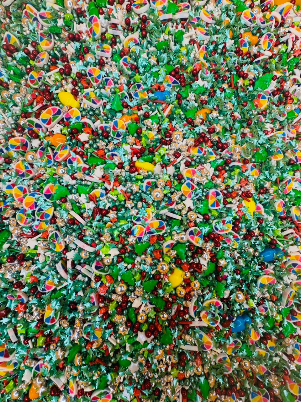 Sprinkles foquitos de navidad con pinos y glitter