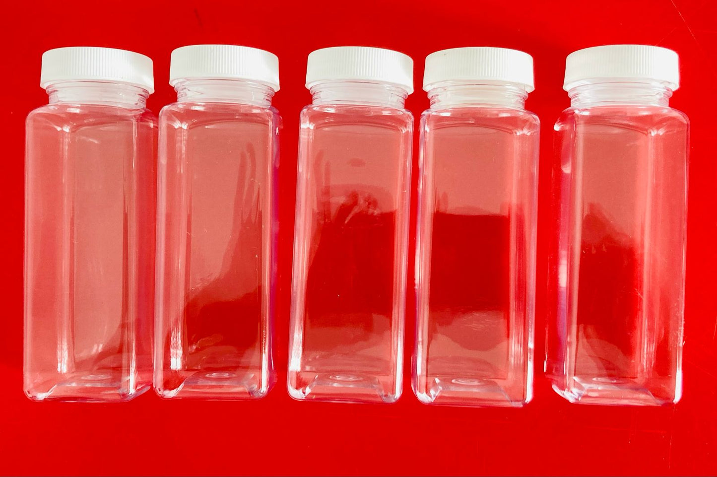 Packing: Frascos Frances cuadrado Cap 150grs Pack de 5 Piezas