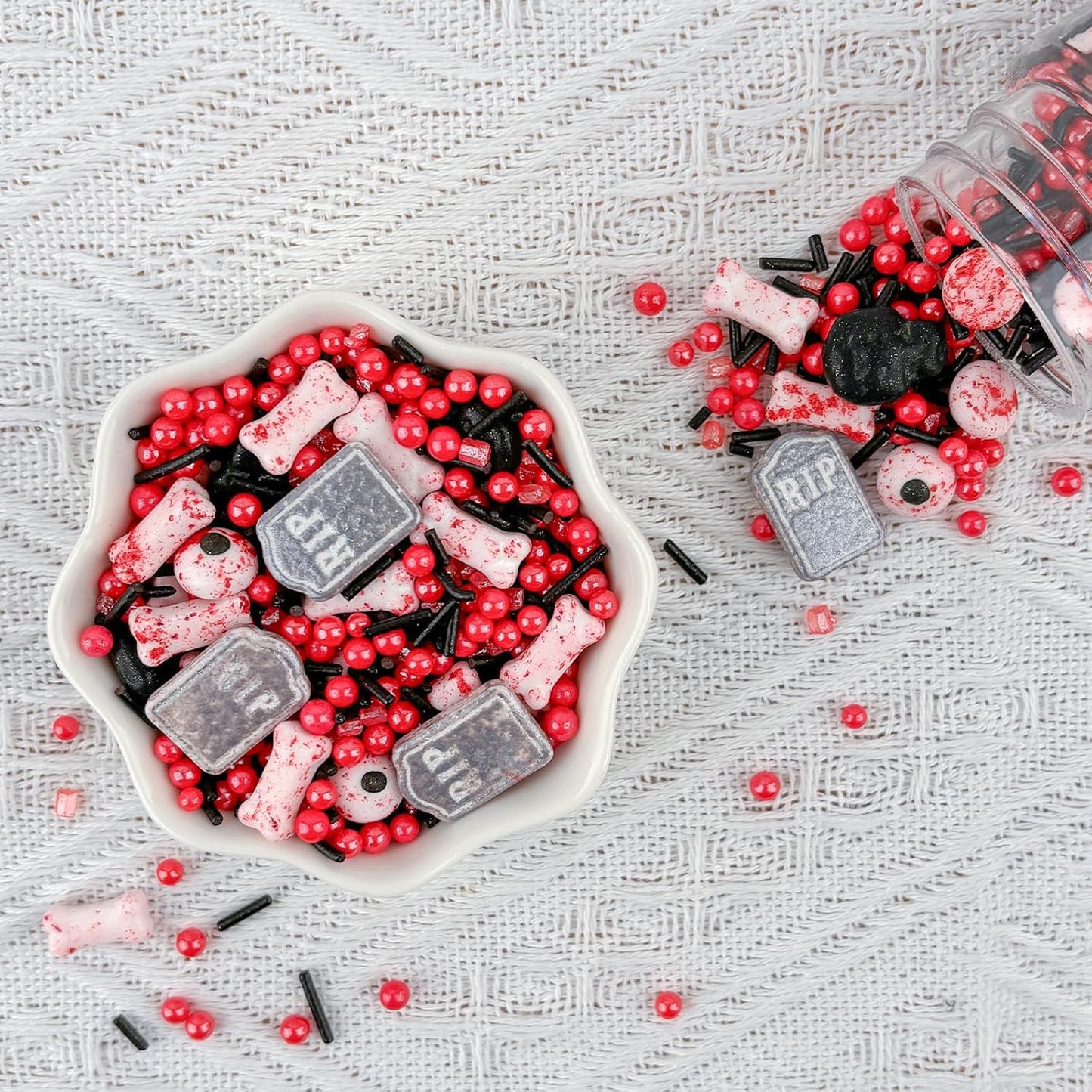 Sprinkles comestibles decorativos Importados – Granel y Mayoreo | Caldero de halloween