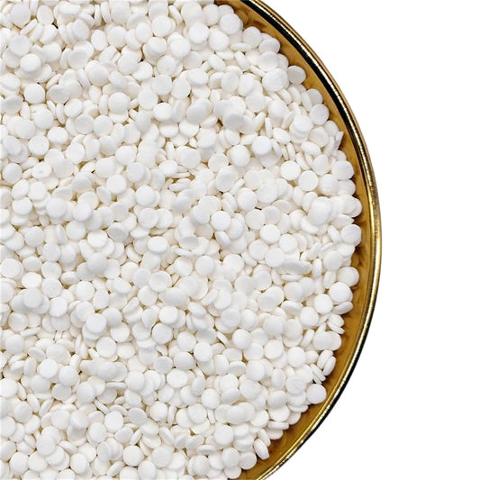 Sprinkles navidad confetti circular grande comestible - Blanco