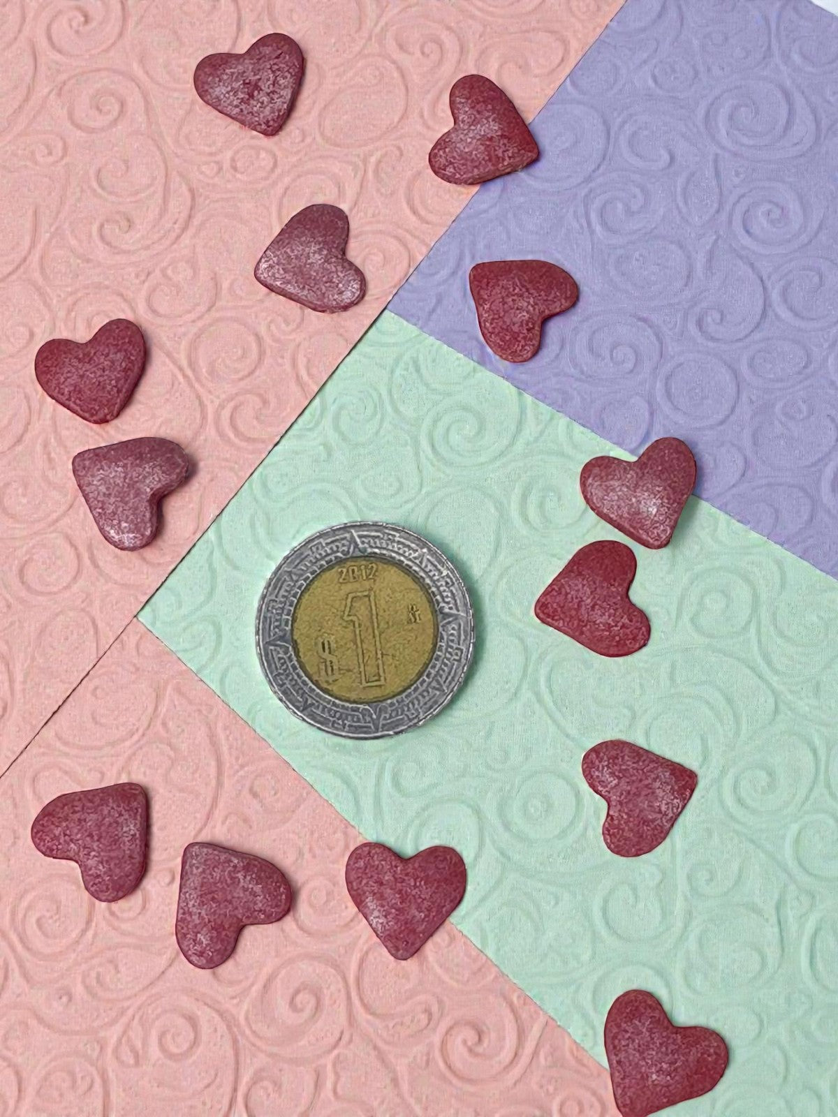 Sprinkles Confetti san valentin - Sprinkles corazon Jumbo rojo perlado