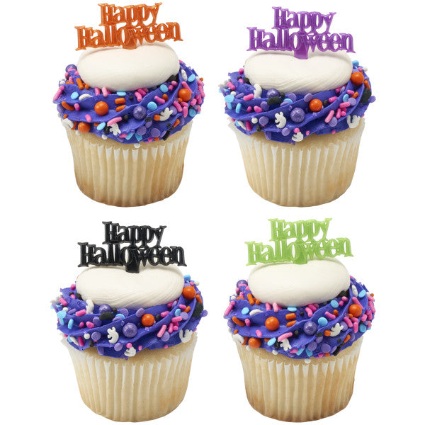 Mini topper cake halloween 15 piezas - Neon - Happy Halloween