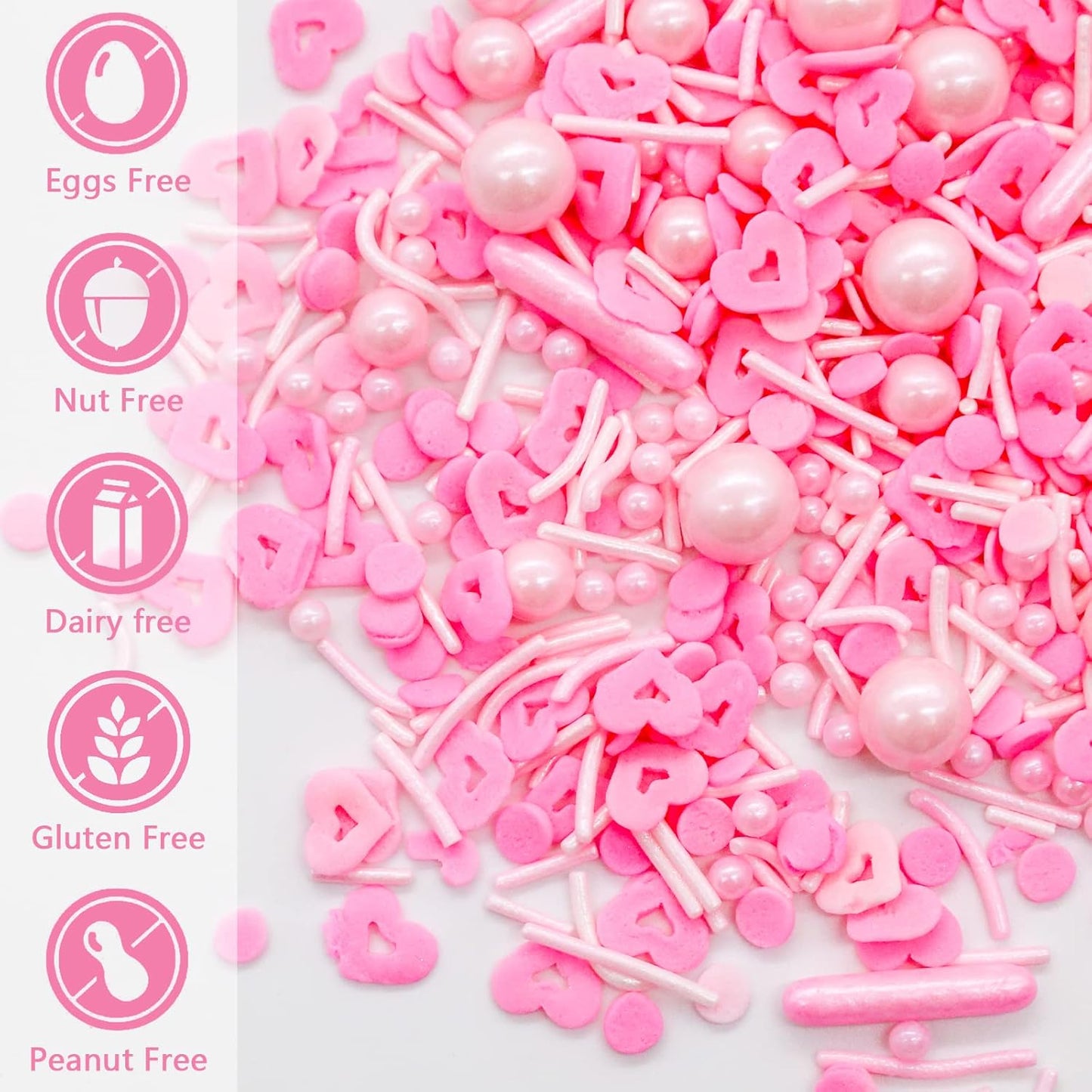 Sprinkles comestibles decorativos Importados – Granel y Mayoreo | Rosy