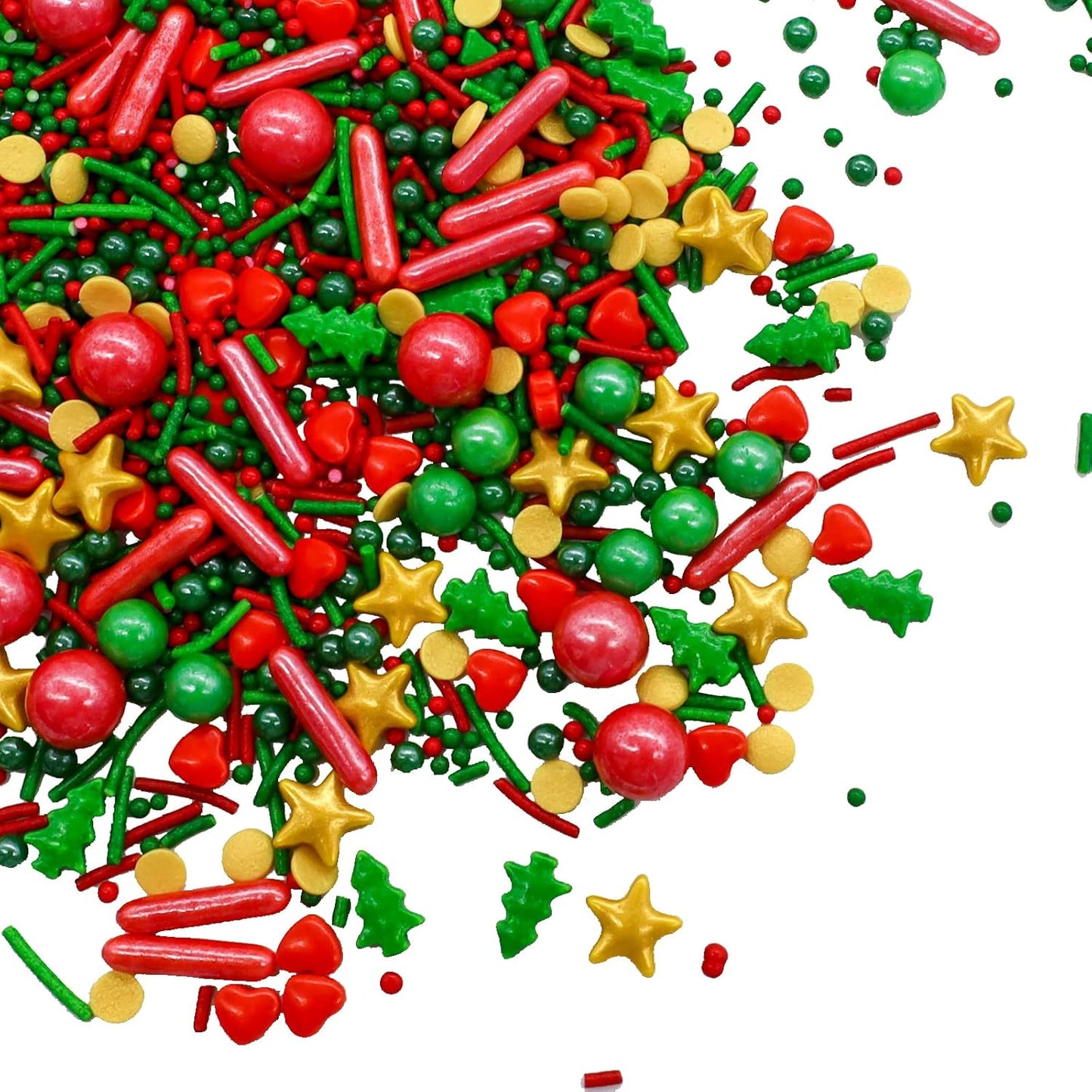 Sprinkles comestibles decorativos Importados – Granel y Mayoreo | Navidad clasica