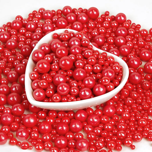 Sprinkles Perlas Multisizes ultrabrillantes Color Rojo