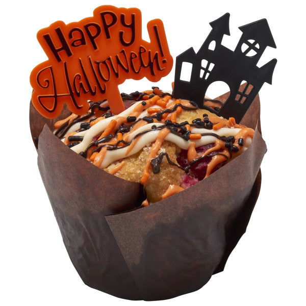 Mini topper cake halloween 15 piezas - Neon - Casita de miedo