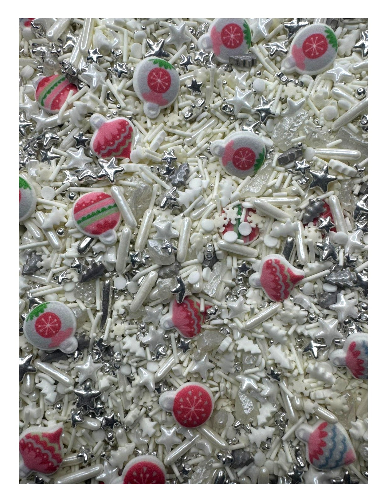 Sprinkles Navidad esferas platas