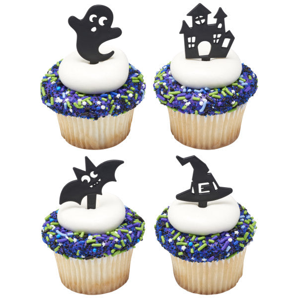 Mini topper cake halloween 15 piezas - Neon - Casita de miedo