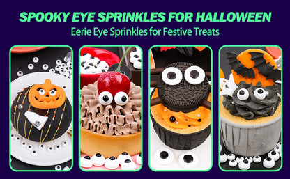 Sprinkles Set Halloween 320grs  Ojitos 3 tamaños