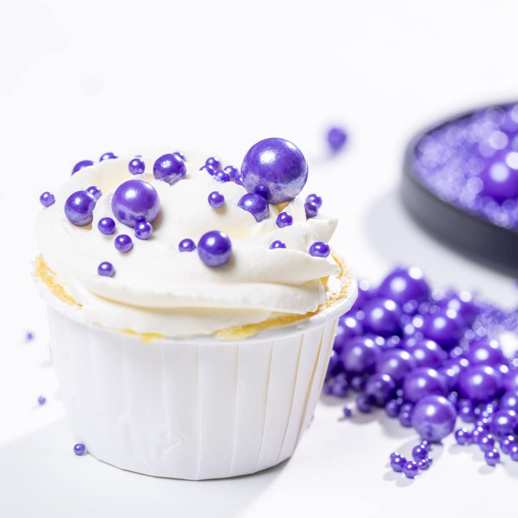 Sprinkles Perlas Multisizes ultrabrillantes Color Morado