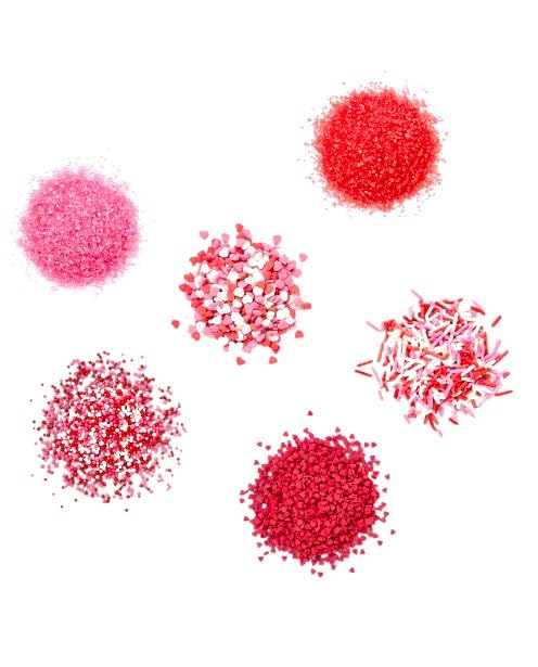 Sprinkles san valentin 6 Cell Sprinkles - 6.37oz - 180grs