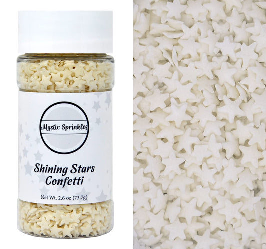 Sprinkles Navidad Confetti - Estrellas Blancas