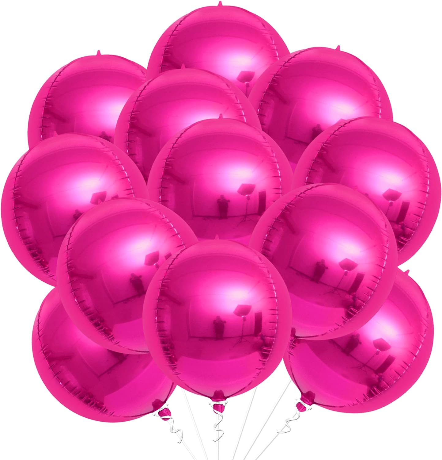 Globos Orbz 22plg Color Fucsia Hot Pink