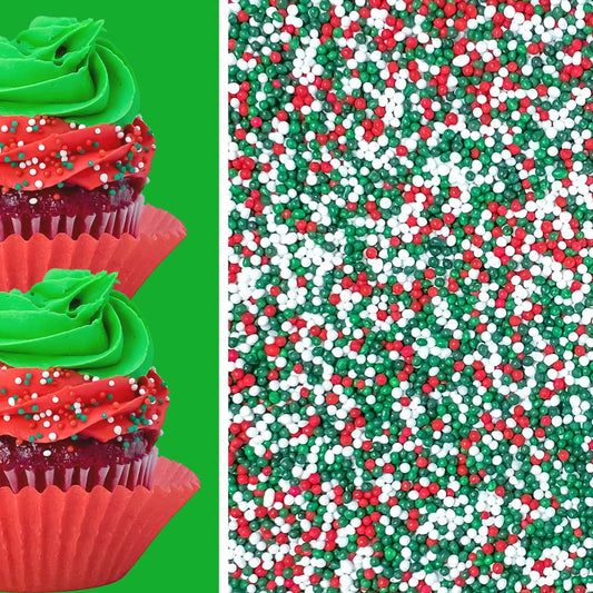 Sprinkles Perlas Caviar Mini - Tricolor Navidad