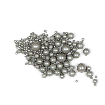 Sprinkles navidad perla plata no metalica mix multitamaños
