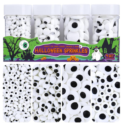 Sprinkles Set Halloween 320grs  Ojitos 3 tamaños