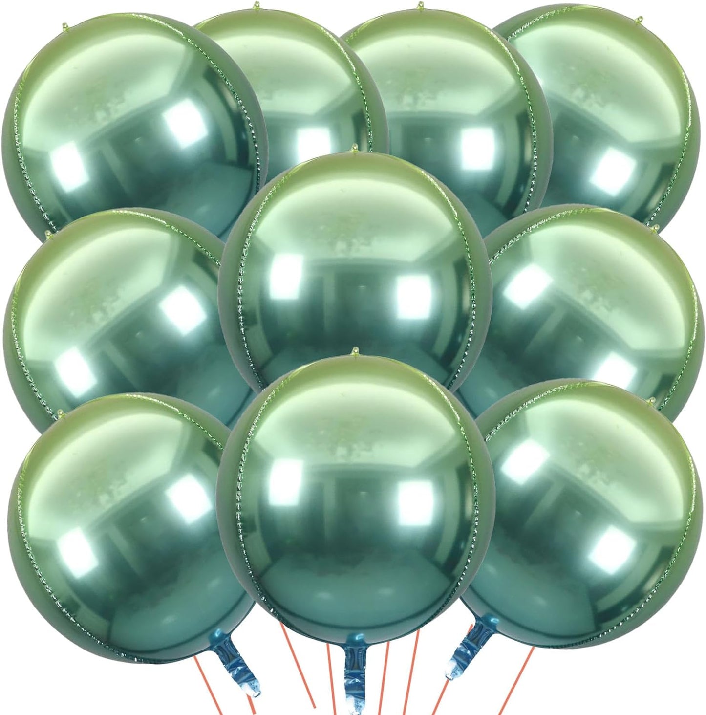 Globos Orbz 22plg Color Verde Degradad