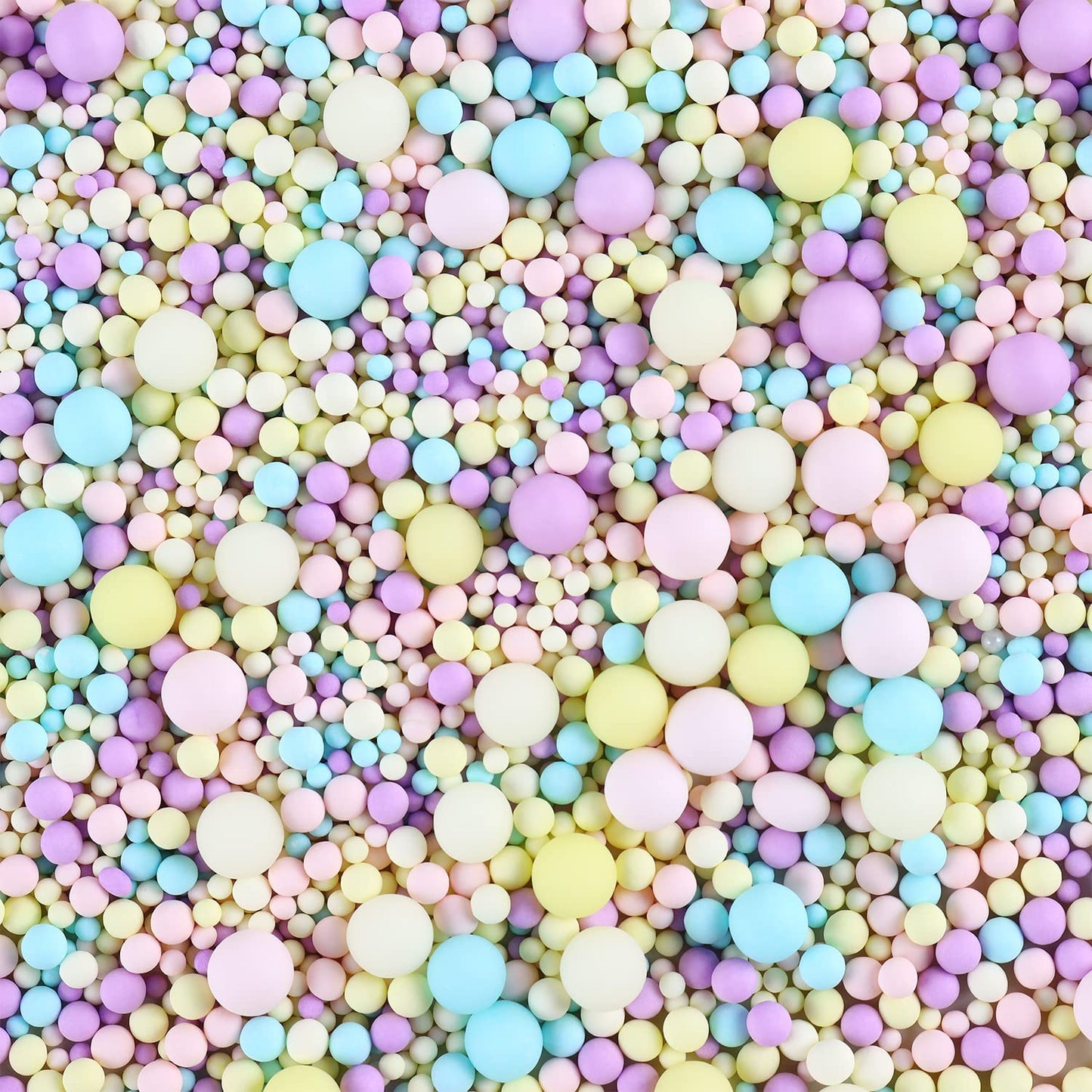 Sprinkles Summer  Perlas Matte Multitamaños Color Pastel