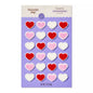 Sprinkles san valentin Valentine's Hearts Dot Matrix Red Pink & White Icing Decorations - 24ct/1.2oz -