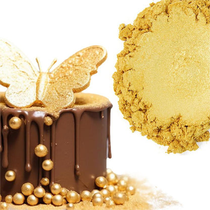Matizador comestible color dorado
