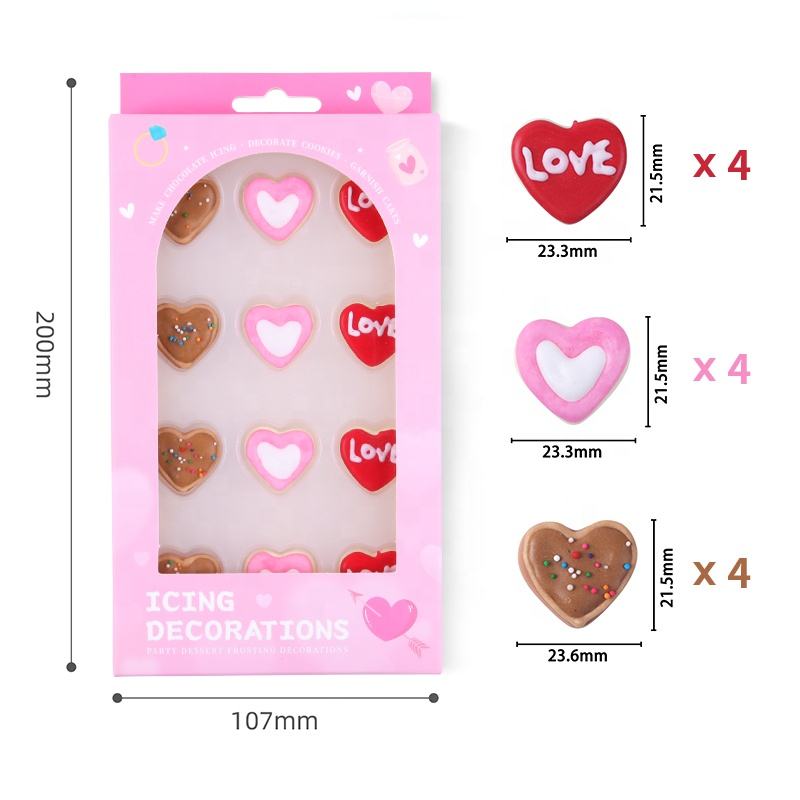 Sprinkles san valentin Valentine's corazones de icing