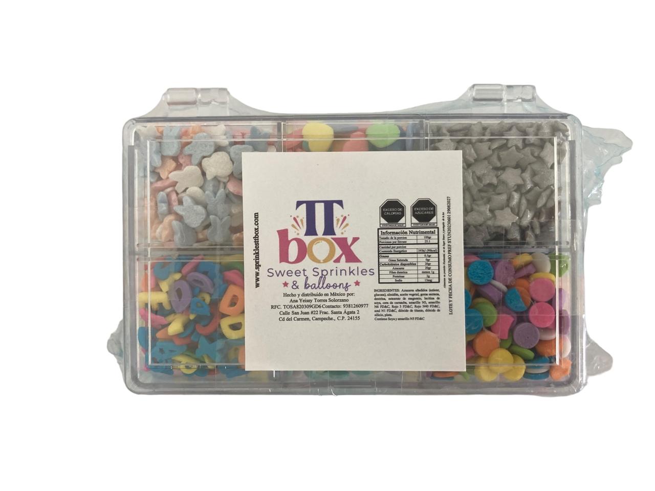 Sprinkles Box Mini Ed. Basicos - Colores Confettis Varias Figuras