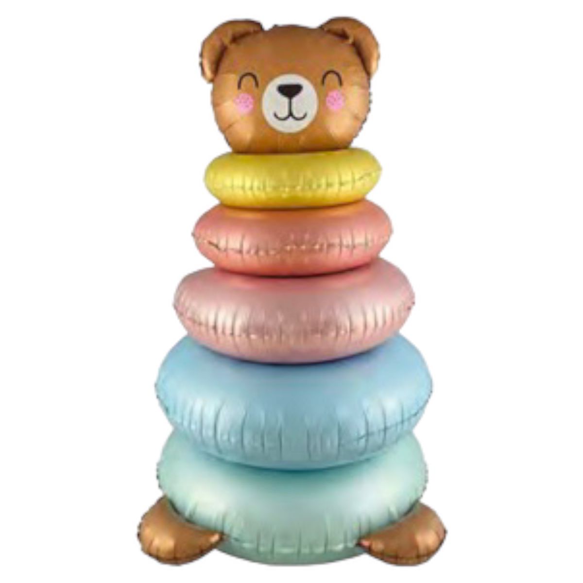 Globo Torre Osito Pastel - Bear Tower - Bababy Shower Jumbo