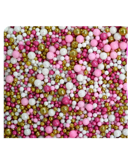 Sprinkles Perlas Diamantadas Mix - Perlas Diamantadas Mix Rosa