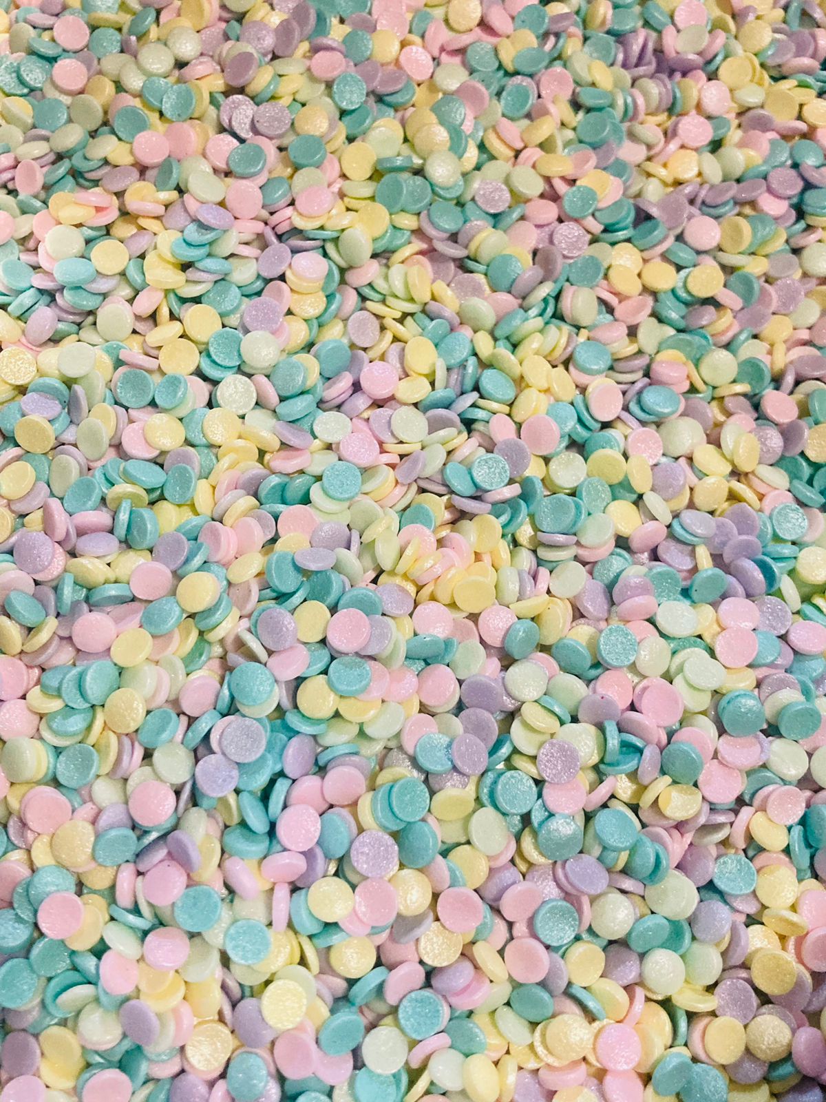 Sprinkles Confetti Cotton Candy Perlado Pastel