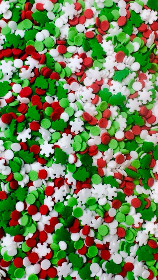 Sprinkles comestibles decorativos Importados – Granel y Mayoreo | Bosque de navidad