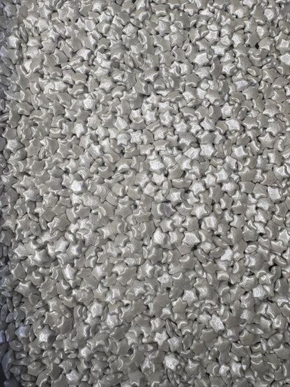 Sprinkles navidad confetti estrella plata comestible