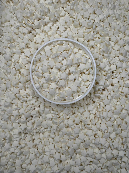 Sprinkles navidad confetti estrella blanca comestible