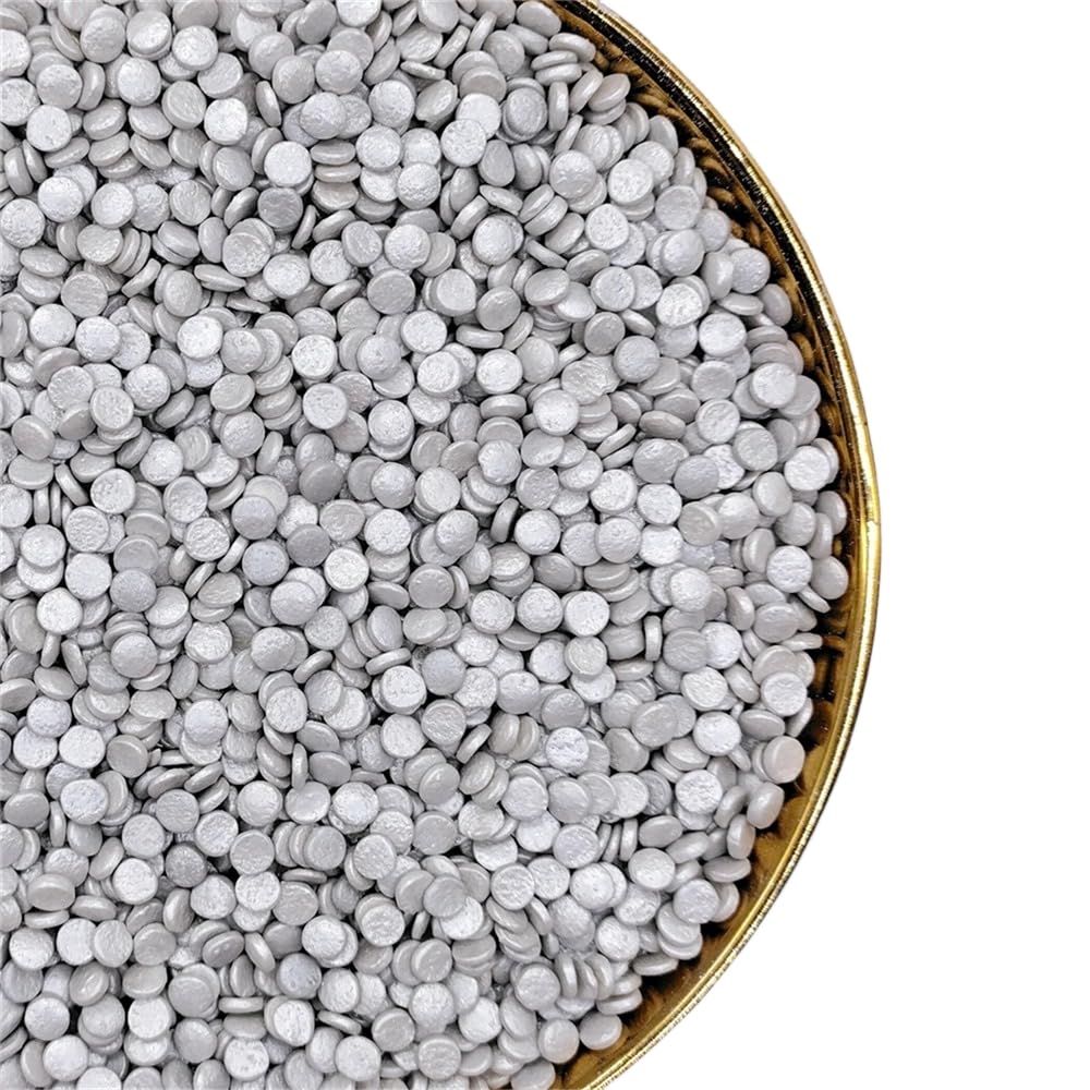 Sprinkles navidad confetti circular grande comestible - Plata