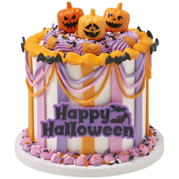 Mini topper cake halloween 12 piezas - Calabazas rellenables