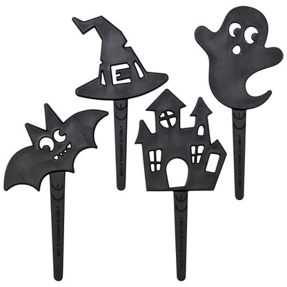 Mini topper cake halloween 15 piezas - Neon - Casita de miedo