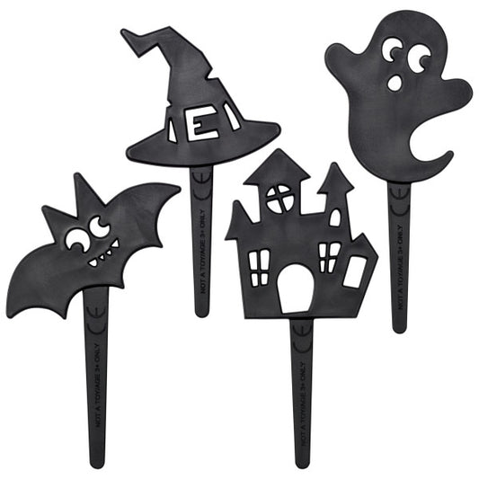 Mini topper cake halloween 15 piezas - Neon - Casita de miedo
