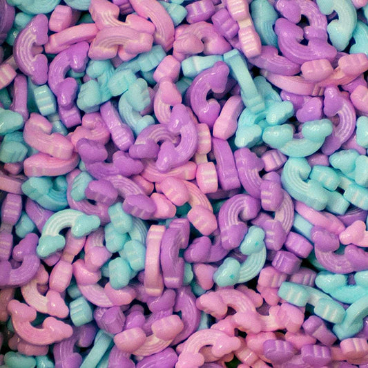 Sprinkles Dia de las MAdres, Niños Arcoiris Pastel Rosa Shapes 1cm