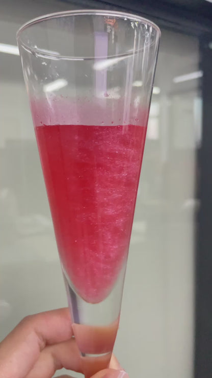 Glitter rojo comestible para bebidas y reposteria