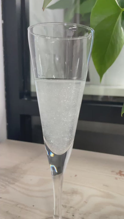 Glitter blanco comestible para bebidas y reposteria