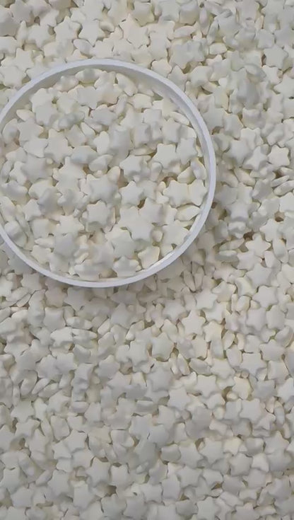 Sprinkles navidad confetti estrella blanca comestible