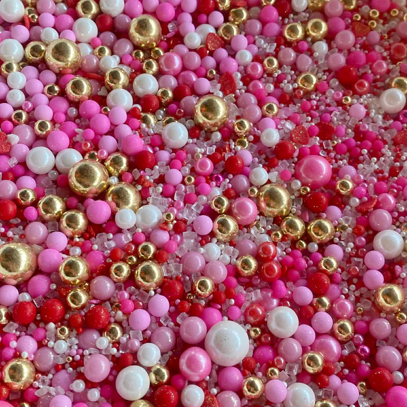Sprinkles Graduacion perlas love pink
