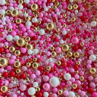 Sprinkles Graduacion perlas love pink