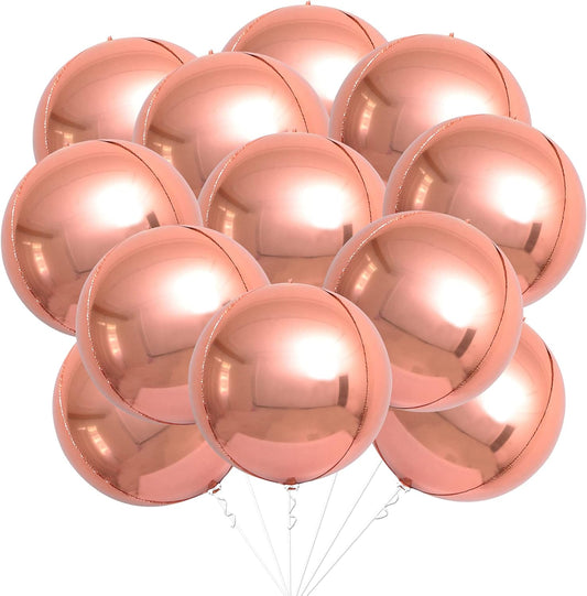 Globos Orbz 22plg Color Rose Gold - Oro Rosa