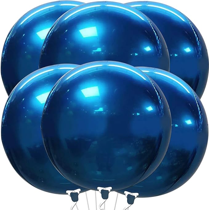 Globos Orbz 22plg Color Azul Zafiro