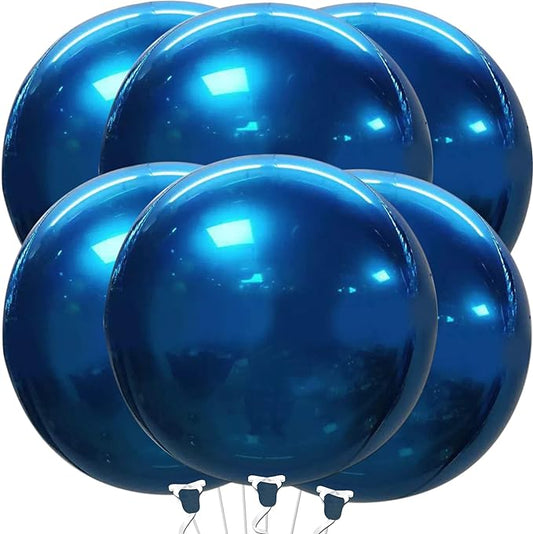 Globos Orbz 22plg Color Azul Zafiro