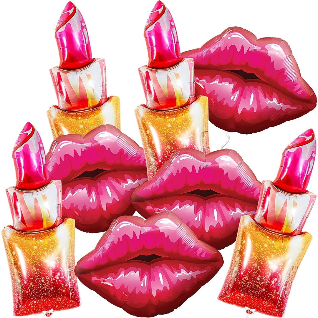 Set de Globos San Valentin Labios y Labiales