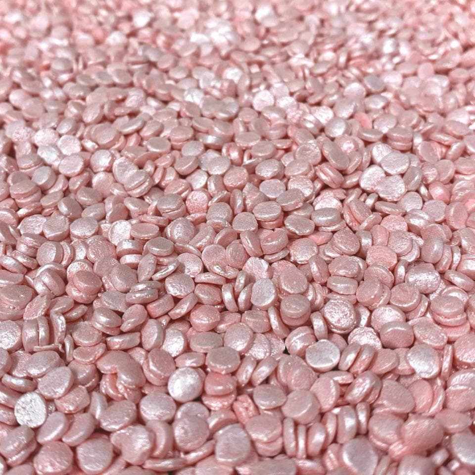 Sprinkles San Valentin Confetti Circular Pastel Rosa Perlado